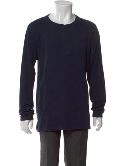 Pre-owned Taylor Stitch Long Sleeve Shirt In Blue