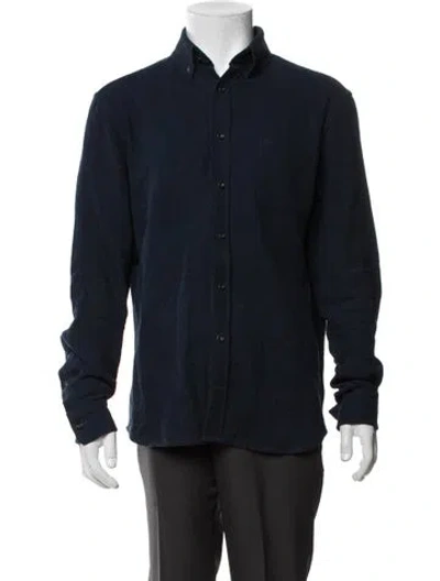 Pre-owned Taylor Stitch Long Sleeve Shirt In Blue