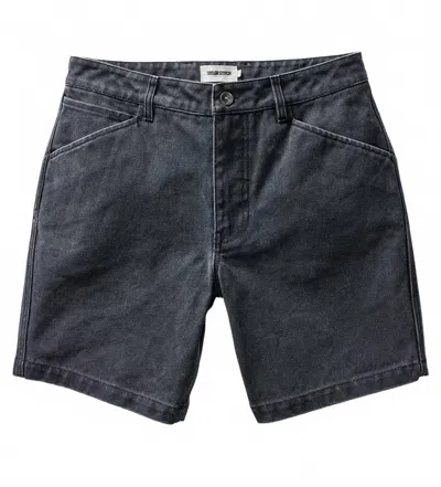 Taylor Stitch Men's Camp Cotton Jean Shorts In Black