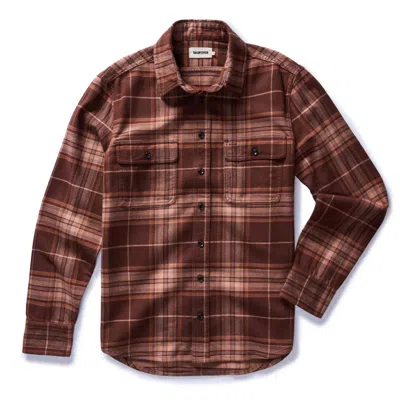 Taylor Stitch Men's Ledge Shirt In Chestnut Plaid In Multi