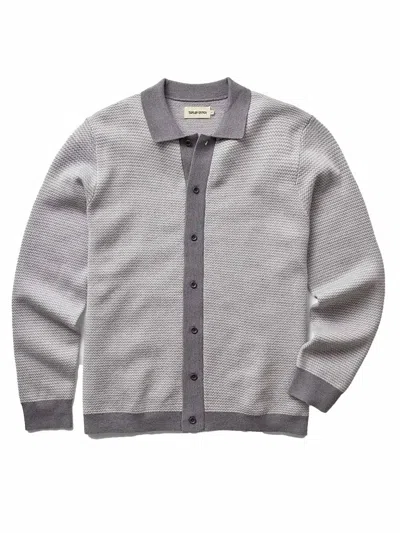 Taylor Stitch Men's Nichols Polo Shirt In Heather Grey Birdseye In Gray