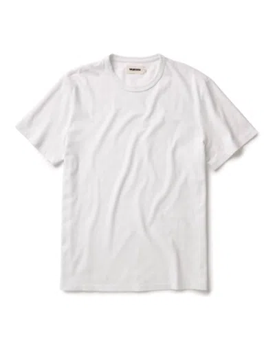Taylor Stitch Men's Organic Cotton Tee In Clean White