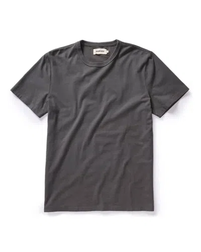 Taylor Stitch Men's Organic Cotton Tee In Faded Black