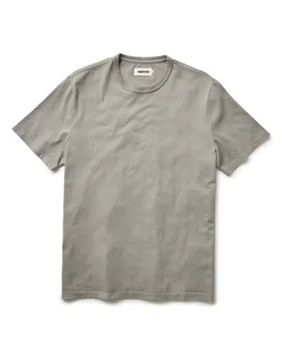 Taylor Stitch Organic Cotton Short Sleeve Tee In Sage In Animal Print