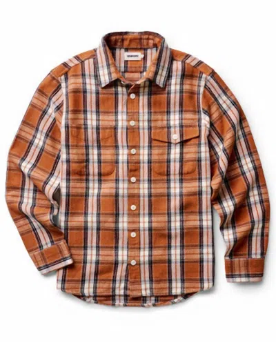 Taylor Stitch Men's The Crater Shirt In Brick Plaid In Multi