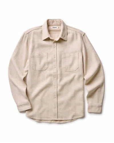 Taylor Stitch Men's Utility Shirt In Natural Sashiko In Multi