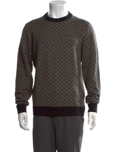 Pre-owned Taylor Stitch Merino Wool Patterned Pullover In Multicolor