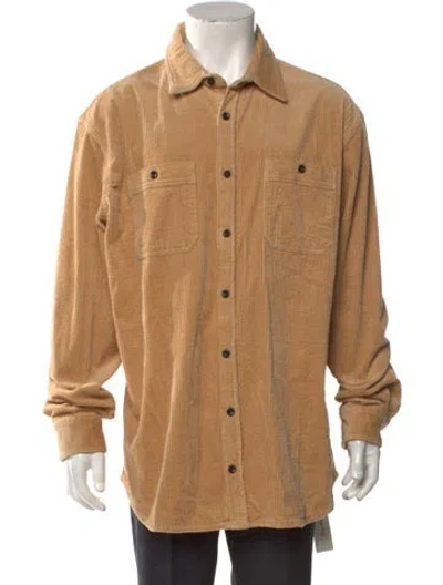 Pre-owned Taylor Stitch Mock Neck Long Sleeve Cardigan In Neutral