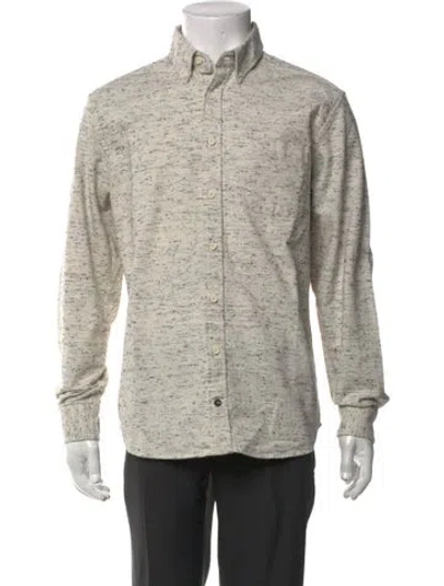 Pre-owned Taylor Stitch Patterned Long Sleeve Shirt In Neutral
