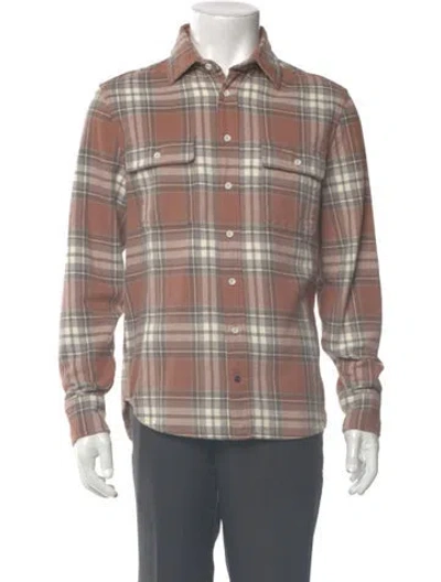 Pre-owned Taylor Stitch Plaid Print Long Sleeve Shirt In Multi