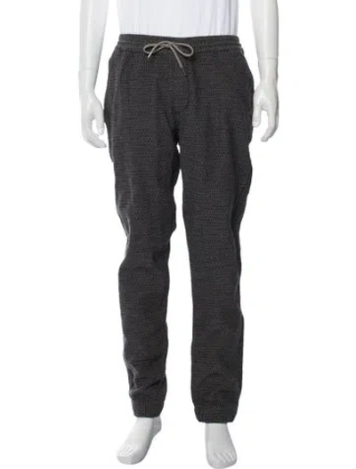 Pre-owned Taylor Stitch Printed Joggers In Gray