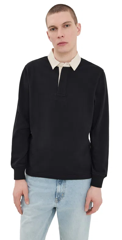 Taylor Stitch Rugby Shirt Coal