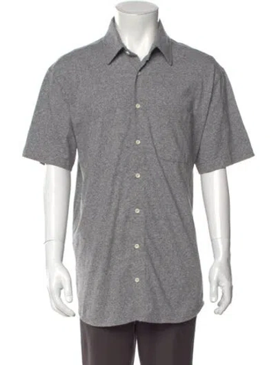 Pre-owned Taylor Stitch Short Sleeve Shirt In Gray