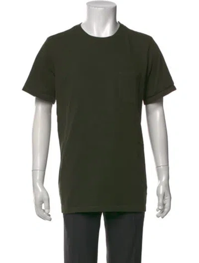 Pre-owned Taylor Stitch Short Sleeve Shirt In Green