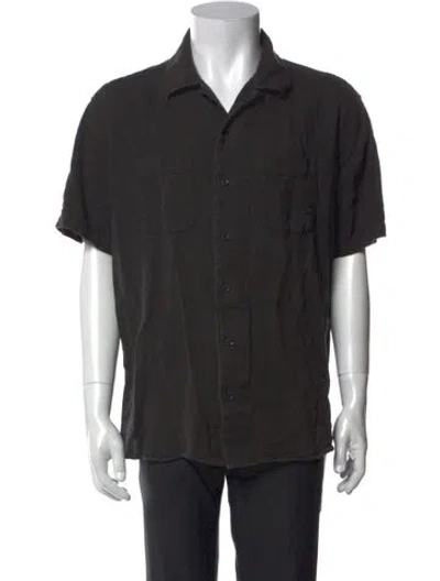 Pre-owned Taylor Stitch Short Sleeve Shirt In Grey