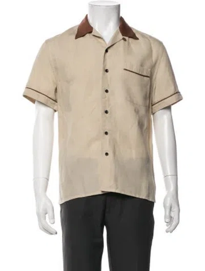 Pre-owned Taylor Stitch Short Sleeve Shirt In Neutrals