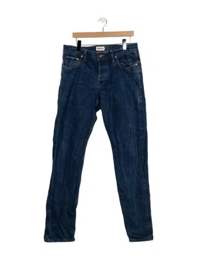 Pre-owned Taylor Stitch Straight-leg Jeans In Blue