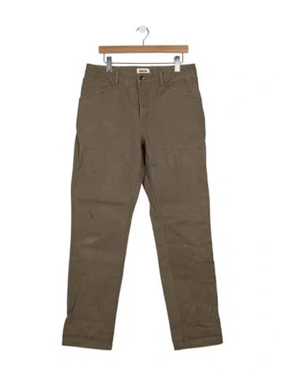 Pre-owned Taylor Stitch Straight-leg Jeans In Neutral