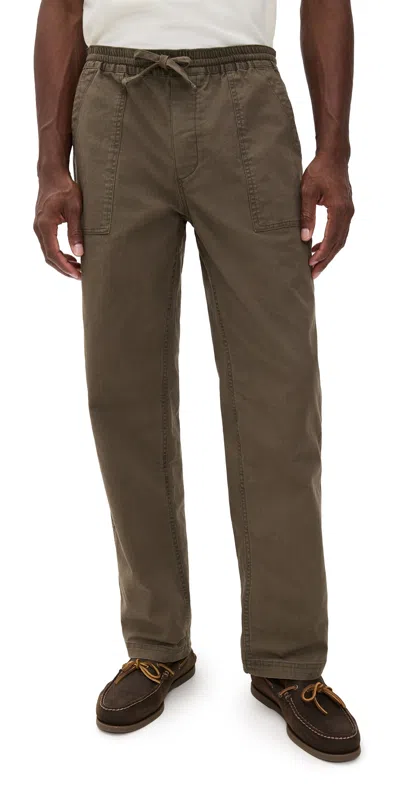 Taylor Stitch The Breakwater Pants Mushroom Ripstop In Animal Print