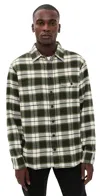 Taylor Stitch The Crater Shirt Forest Plaid In Multi