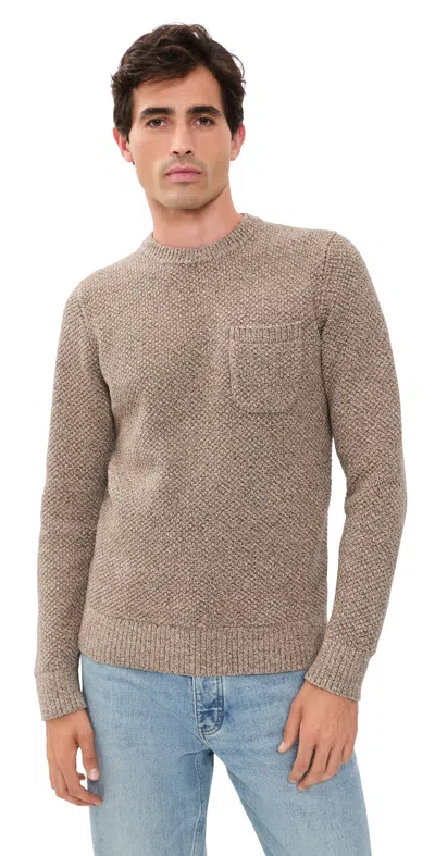 Taylor Stitch The Crawford Crew Sweater Coffee