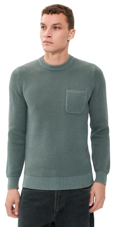 Taylor Stitch The Crawford Crew Sweater Faded Spruce