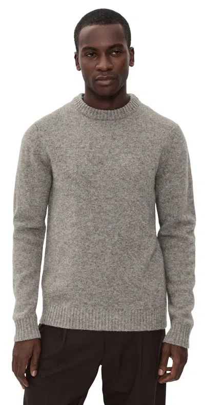 Taylor Stitch The Eastmoor Sweater In Glen Wool Glen In Gray