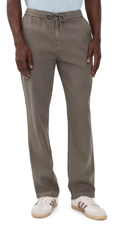 Taylor Stitch The Roamer Pants Fatigue Olive Broken Twill In Gray