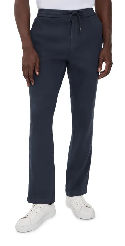 Taylor Stitch The Roamer Pants Navy Broken Twill In Gray