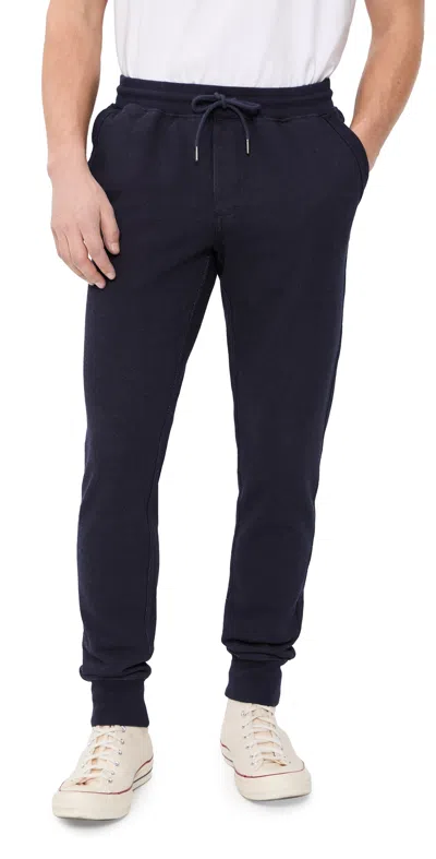 Taylor Stitch The Sunset Pants Rinsed Indigo Terry In Blue