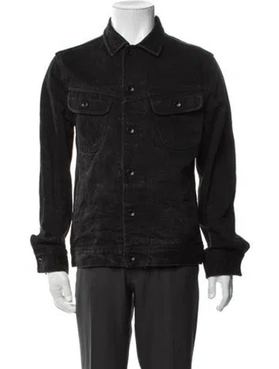 Pre-owned Taylor Stitch Trucker Jacket In Black