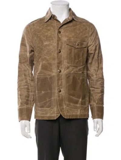 Pre-owned Taylor Stitch Trucker Jacket In Brown