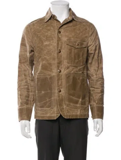 Pre-owned Taylor Stitch Trucker Jacket In Brown