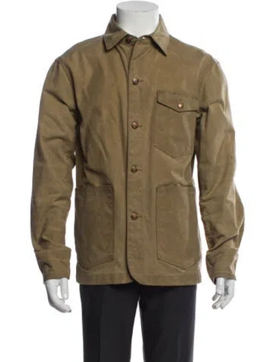 Pre-owned Taylor Stitch Utility Jacket In Brown