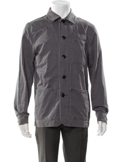 Pre-owned Taylor Stitch Utility Jacket In Gray