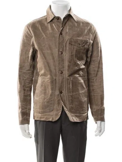 Pre-owned Taylor Stitch Utility Jacket In Neutral