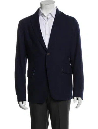 Pre-owned Taylor Stitch Wool Blazer In Blue