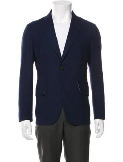 Pre-owned Taylor Stitch Wool Blazer In Blue