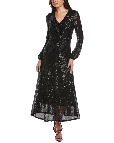 Taylor Stretch Sequin Maxi Dress In Black