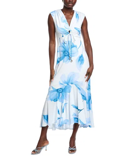 Taylor Striped Sleeveless Maxi Dress In Blue