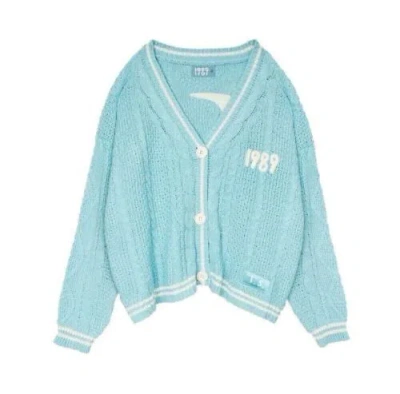 Pre-owned Taylor Swift 1989 Cardigan Taylor's Version Limited Edition M/l - Light Blue
