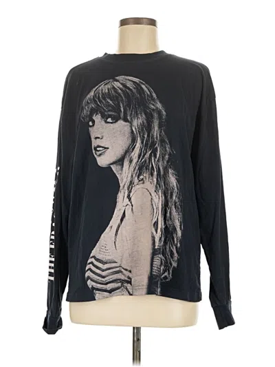 Pre-owned Taylor Swift Long Sleeve T-shirt In Black