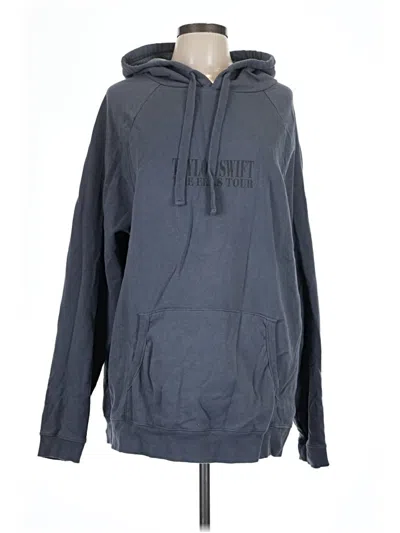 Pre-owned Taylor Swift Pullover Hoodie In Gray