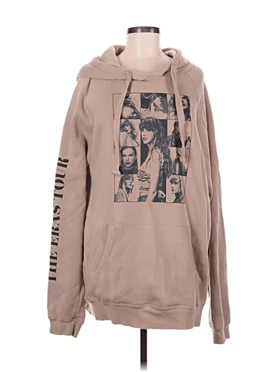 Pre-owned Taylor Swift Pullover Hoodie In Tan