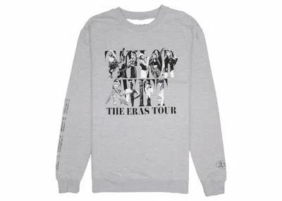 Pre-owned Taylor Swift The Eras Tour Crewneck Sweatshirt In Heather Grey
