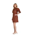 Taylor Tillman Aubrey Dress In Brown
