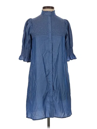 Pre-owned Taylor Tillman Casual Dress In Blue