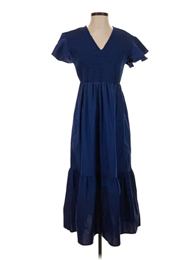 Pre-owned Taylor Tillman Casual Dress In Blue