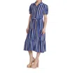 Taylor Tillman Chloe Dress In Blue Stripe In Blue