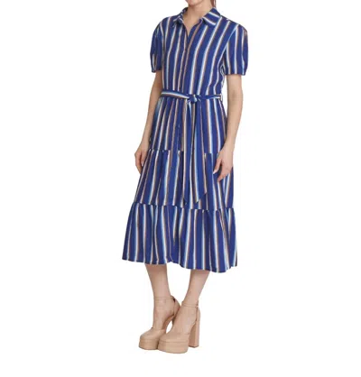 Taylor Tillman Chloe Dress In Blue Stripe